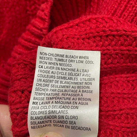 Macy’s Style & Co. Women’s Size Small Red Sweater - Picture 7 of 7